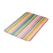 Strand thema kleur strepen badmat (Gekanteld)