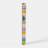 Strand thema kleur strepen iPhone 15 case (Rechterkant)