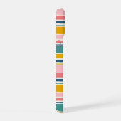 Strand thema kleur strepen iPhone 15 case (Rechterkant)