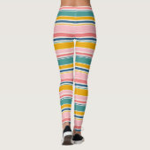 Strand thema kleur strepen leggings (Achterkant)