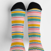 Strand thema kleur strepen sokken (Top)
