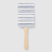 Strand Thema Party Waterverf Handwaaier (Achterkant)