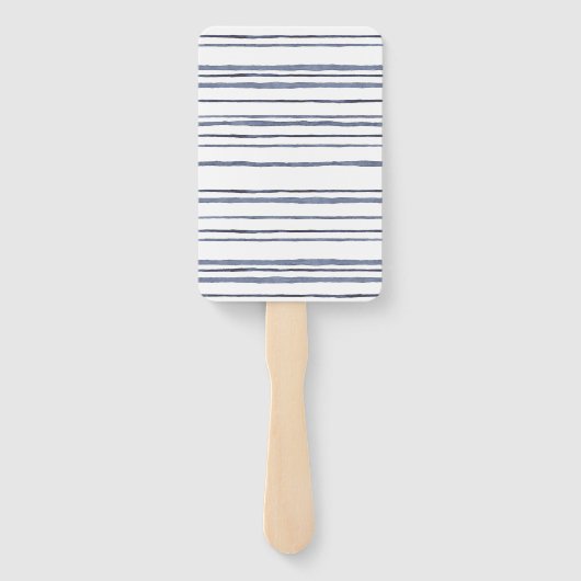 Strand Thema Party Waterverf Handwaaier (Achterkant)