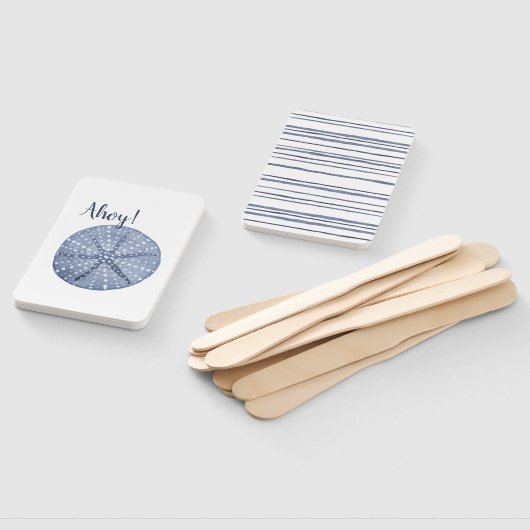 Strand Thema Party Waterverf Handwaaier (Niet-gemonteerd)