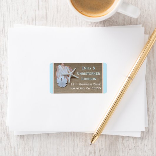 Strand thema retour adres labels (Insitu)