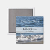 Strand Thema Save the Date Magneten - Strand (Voorkant / Achterkant)