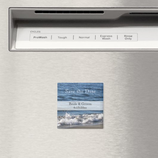 Strand Thema Save the Date Magneten - Strand (Insitu (Vaatwasser))