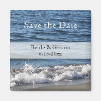 Strand Thema Save the Date Magneten - Strand