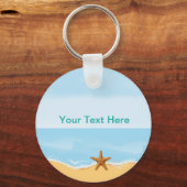 strand Thema Starfish Coasta Sleutelhangers (Voorkant)