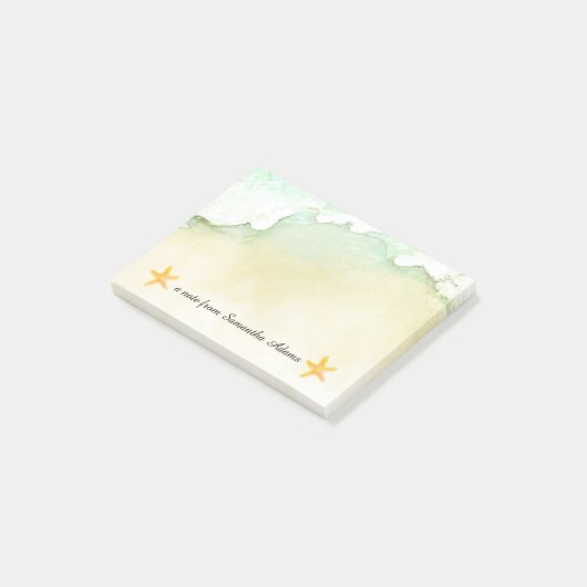strand Thema Starfish Post-it® Notes (Schuin)
