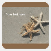 Strand thema Sticker labels (Voorkant)