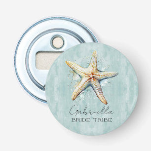 Strand Thema Trouwfeest Button Flesopener