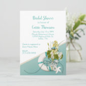 Strand thema Vrijgezellenfeest Kaart (Staand voorkant)