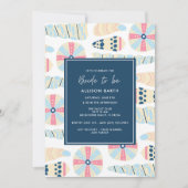 Strand Thema Vrijgezellenfeest Party Kaart (Voorkant)