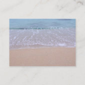 Strand Thema Zand Dollar & Starfish Wedding Zitpla Plaatskaartje (Achterkant)