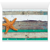 Strand thema zeesterren bruiloft rustiek (Binnen Horizontaal (Onder))