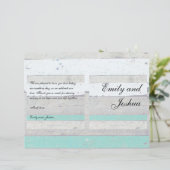 Strand thema zeesterren bruiloft rustiek (Staand voorkant)