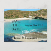 Strand Theme Wedding 2 - Save the Date Briefkaart (Voorkant)