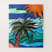 Strand Tijd Puzzel
