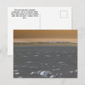 strand tijdens Briefkaart met zonnecriskel (Voorkant / Achterkant)