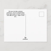 strand tijdens Briefkaart met zonnecriskel (Achterkant)