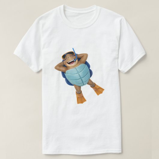 Strand Torin de Schildpad T-shirt (Design voorkant)