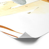 Strand Tropical Florals tachtig welkomstbord poste Poster (Hoek)