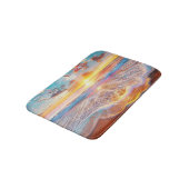 Strand Tropical Sunset Badkamer Vloermatten Badmat (Gekanteld)