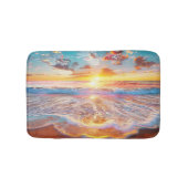 Strand Tropical Sunset Badkamer Vloermatten Badmat (Voorkant)