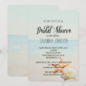 Strand Tropisch met zeesterren vrijgezellenfeest Kaart (Voorkant / Achterkant)