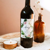 Strand Tropisch vrijgezellenfeest Wijn Etiket