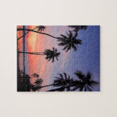 Strand Tropische palmbomen Vakantie Reizen Vakanti Legpuzzel (Horizontaal)