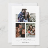 Strand Tropische Waterverf Save The Date (Achterkant)