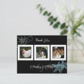 Strand Trouwfoto's Dank u briefkaarten (Staand voorkant)