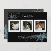 Strand Trouwfoto's Dank u briefkaarten (Voorkant / Achterkant)