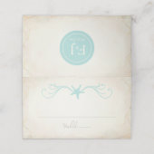 Strand Trouwplaats Kaart, Escort Kaart, Zeester Plaatskaartje (Buitenkant ongevouwen)