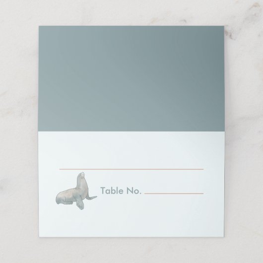 Strand Trouwplaats kaarten Plaatskaartje (Buitenkant ongevouwen)