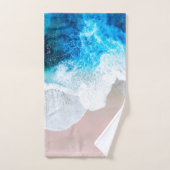 Strand uitzicht bad handdoek (Handdoek)