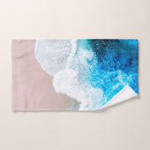 Strand uitzicht bad handdoek (Handdoek)