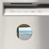 Strand Uitzicht onder Parasol Magneet (Insitu (Vaatwasser))