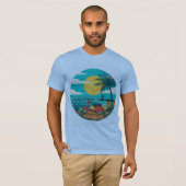 STRAND UITZICHT T-SHIRT (Voorkant volledig)