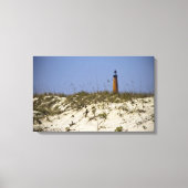 Strand Uitzicht van Ponce Inlet Vuurtoren Ingewikk Canvas Afdruk (Voorkant)
