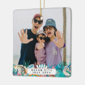 Strand Vakantie Herinneringen Familie Keepsake She Keramisch Ornament (Links)