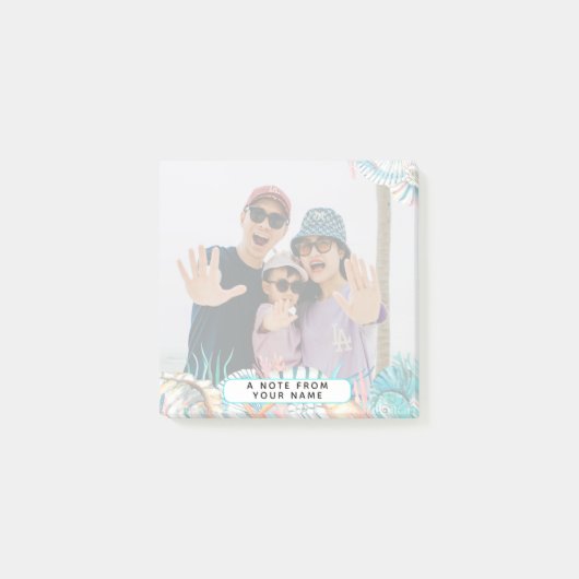 Strand Vakantie Herinneringen Familie Keepsake She Post-it® Notes (Voorkant)