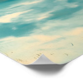  strand vakantie Poster: Blonde Pin-Up Poster (Hoek)