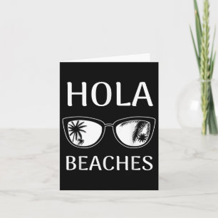 Strand Vakantie Shirt Hola Stranden _1 Kaart