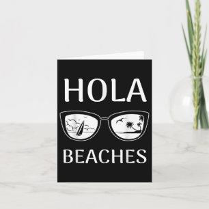 Strand Vakantie Shirt Hola Stranden _3 Kaart