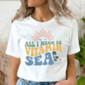 Strand Vakantie T-shirt, Vitamine Zee, Cruise T-sh T-shirt