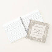 Strand Vakantiehuis Huis Guest Journal Notitieboek (Binnen)