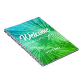 Strand vakantiewoning woning aangepaste gastenboek notitieboek (Rechterzijde)